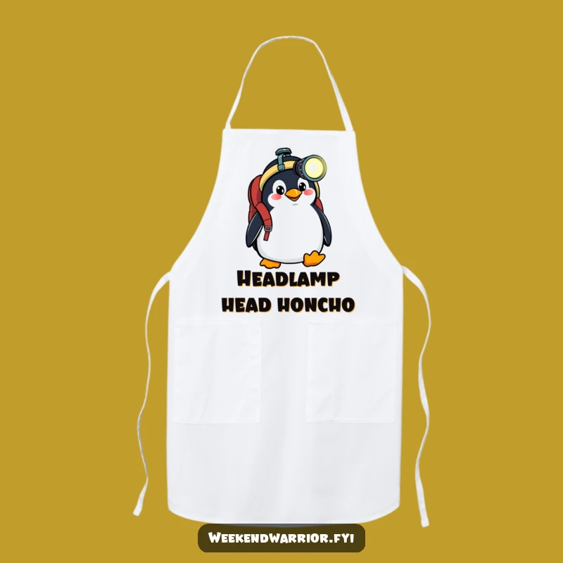 Funny Penguin Chef Apron: Cook with Arctic Adventure Spirit