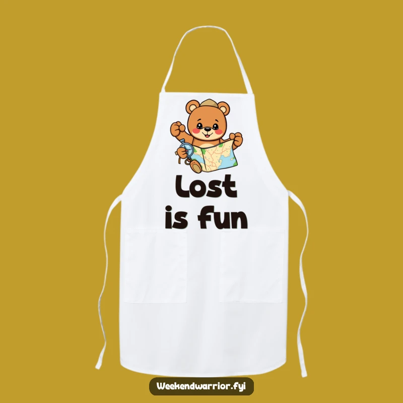 Funny Bear Chef Apron: Hilarious Gift for Kitchen Navigators
