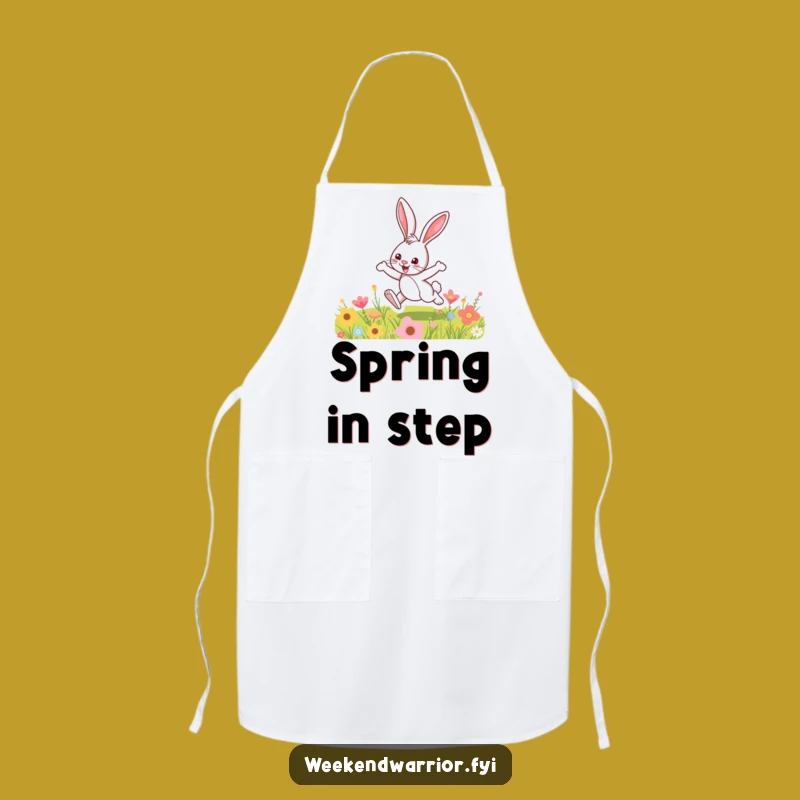 Funny Bunny Meadow Apron: Cook with Garden Fresh Fun!