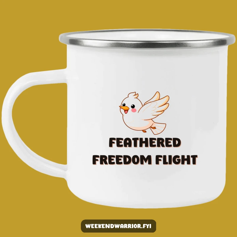 Funny Bird Campfire Mug: Hilarious Gift for Sky Watchers