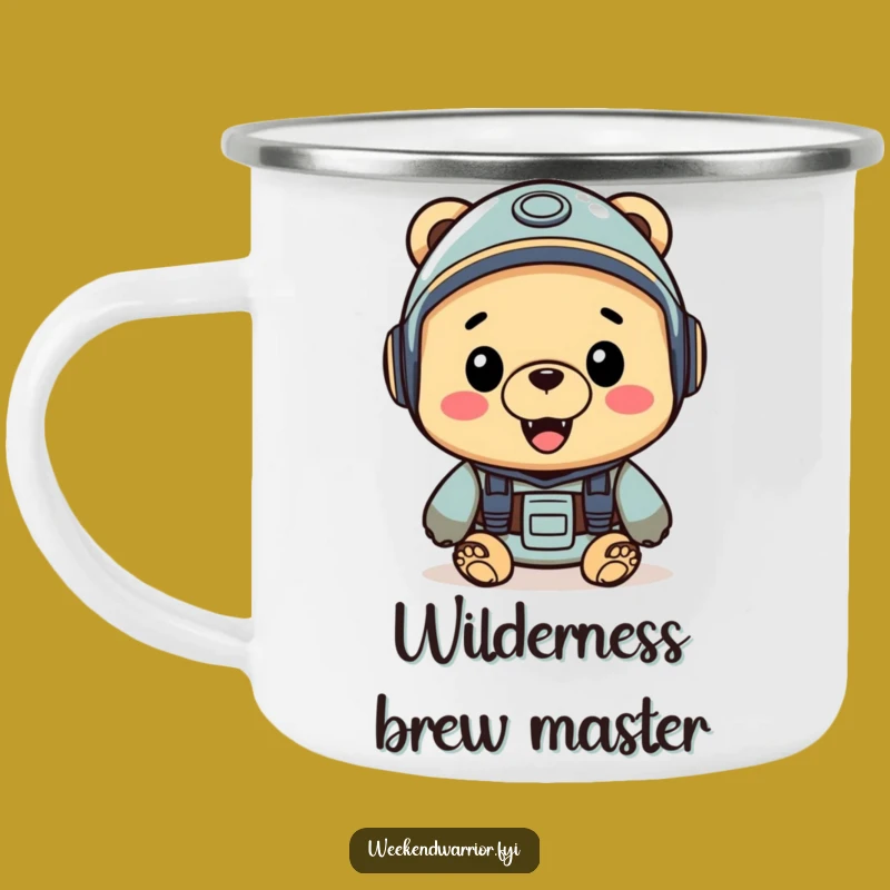 Funny Adventure Bear Camping Mug - Outdoorsy Explorer Gift
