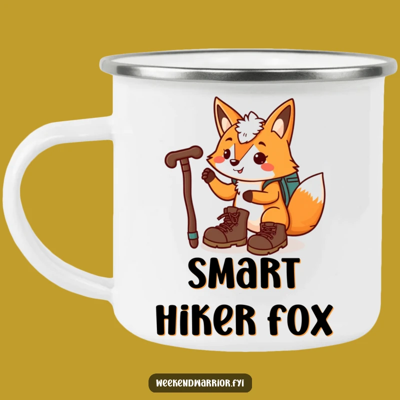 Funny Fox Campfire Mug: Hilarious Gift for Trail Adventurers