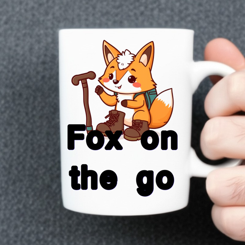 Hiking Fox Adventure Mug 