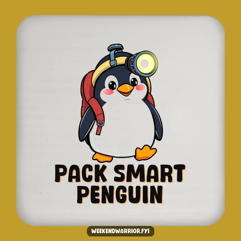 Funny Penguin Coaster Set: Protect Tables with Expedition Charm