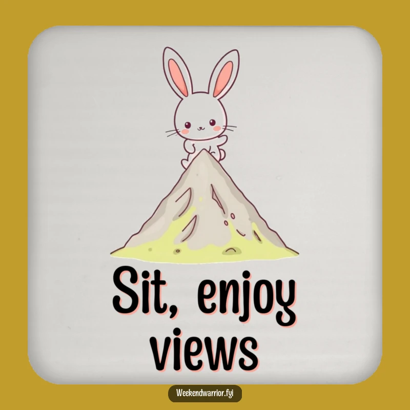Funny Kawaii Rabbit Hike Coaster - Protect Surfaces from the Summit
