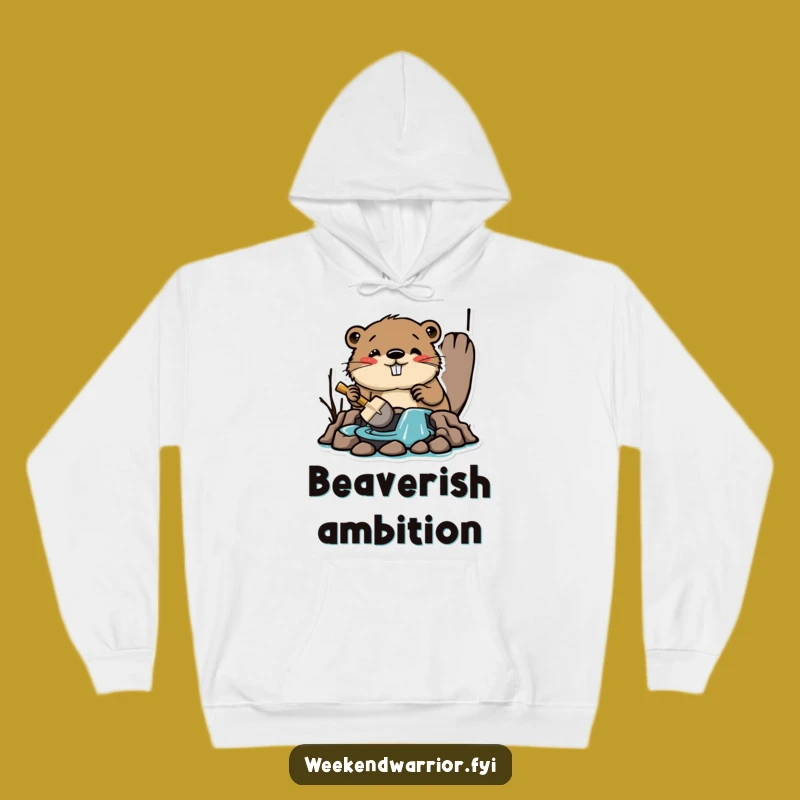 Cozy Funny Beaver Hoodie: Warmth and Humor for Your Projects