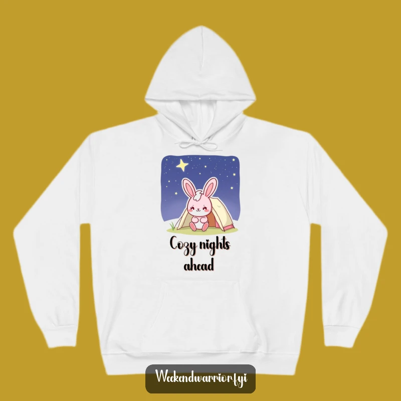 Funny Bunny Stargazer Hoodie - Cozy Nights Under the Stars!