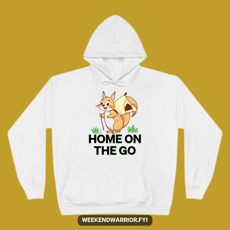Funny Squirrel Camping Hoodie: Cozy & Hilarious Outdoor Gear