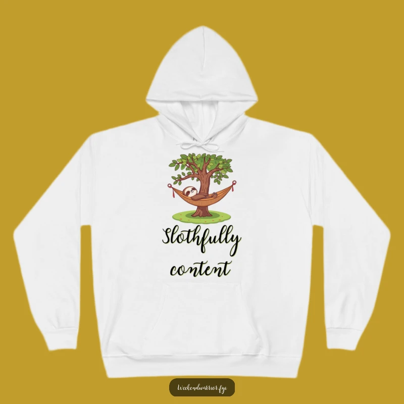 Cozy Funny Sloth Hoodie: Ultimate Comfort and Relaxation Vibes