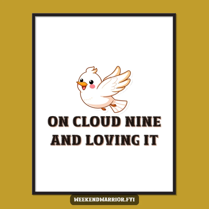 Free Printable Wall Art: Bird's Sky View for Peaceful Decor!