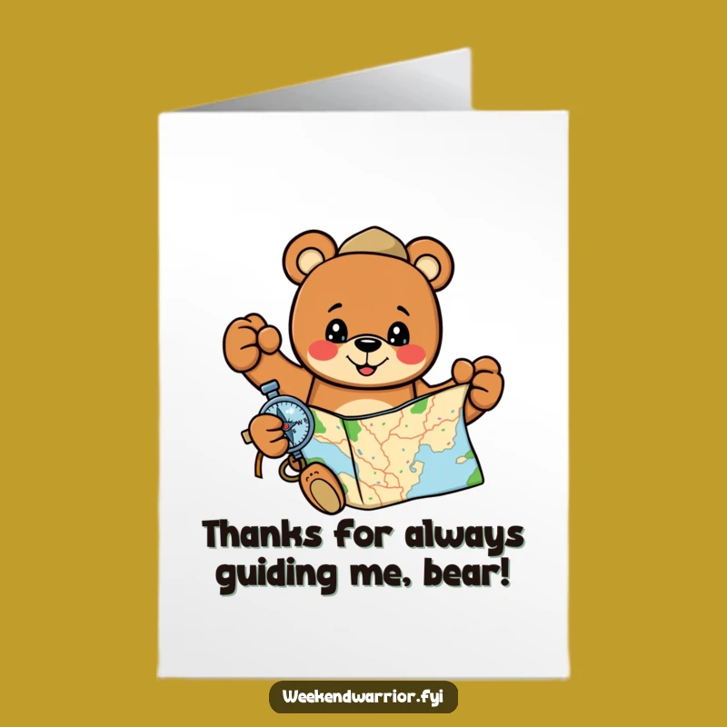 Free Printable Thank You Card: Bear's Journey of Gratitude is a Hit!