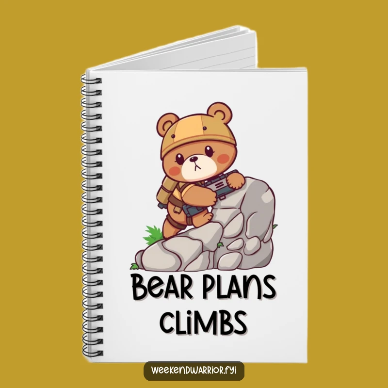 Funny Bear Combat Notebook - Jot Down Your Adventures