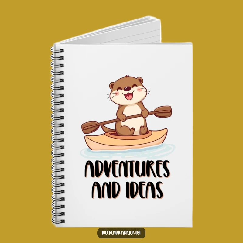 Funny Otter Kayak Notebook: Jot Down Ideas with Humor, Perfect Funny Gift for Writers