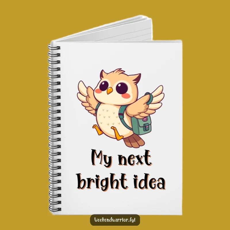 Funny Owl Adventure Notebook: Whimsical Journal for Your Plans