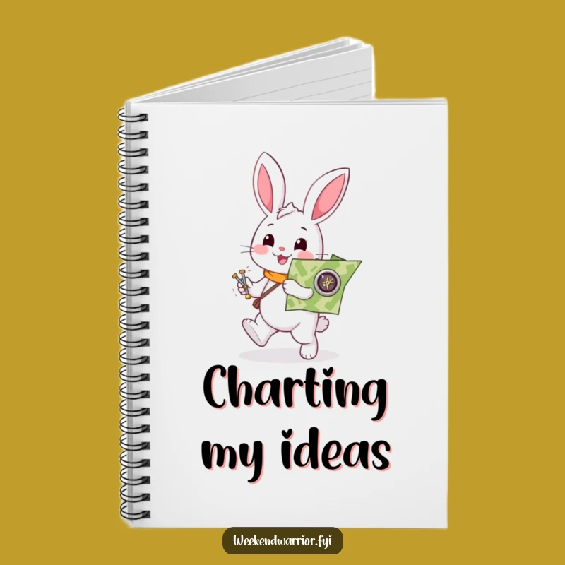 Funny Rabbit Explorer Notebook - Jot Down Adventure Plans!