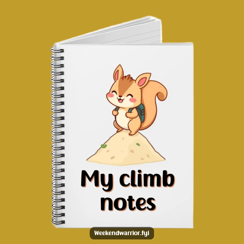 Funny Squirrel Hiker Notebook: Adventure Journal, Creative Gift