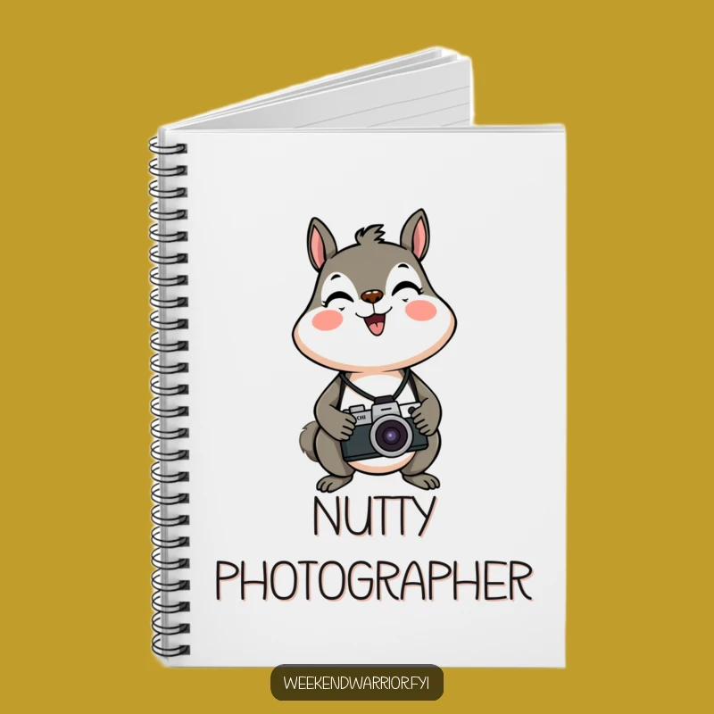 Funny Squirrel Photography Notebook: Hilarious Journal for Shooters
