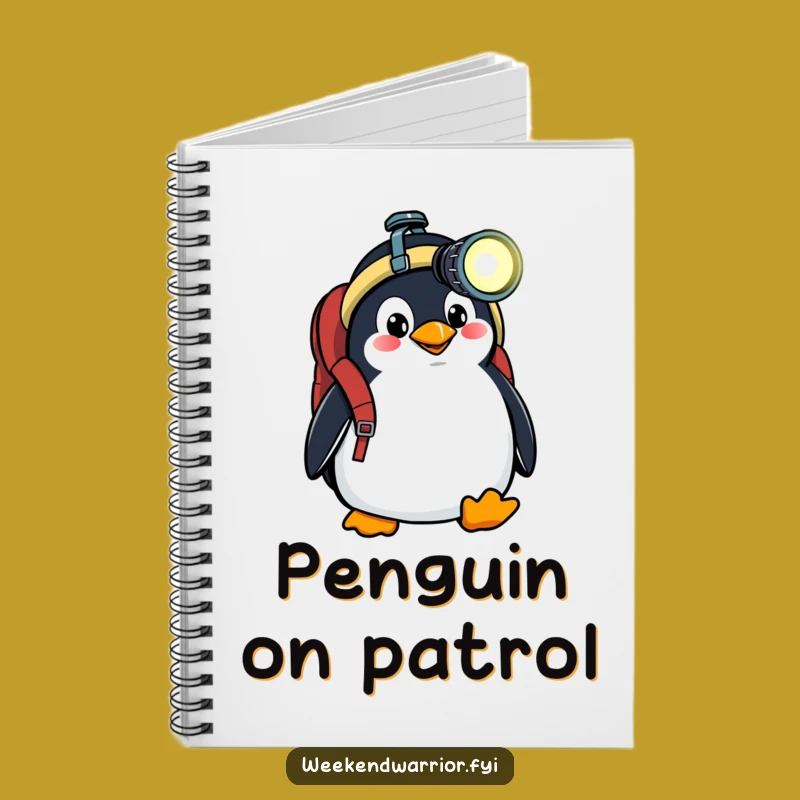 Funny Penguin Explorer Notebook: Jot Down Ideas with Expedition Zeal