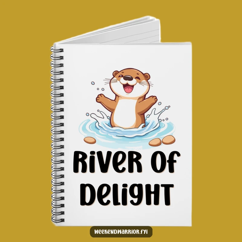 Funny Joyful Otter Notebook: Capture Your Happy Thoughts!