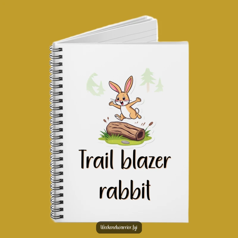 Funny Rabbit Trail Notebook: Jumpstart Your Ideas with Energy
