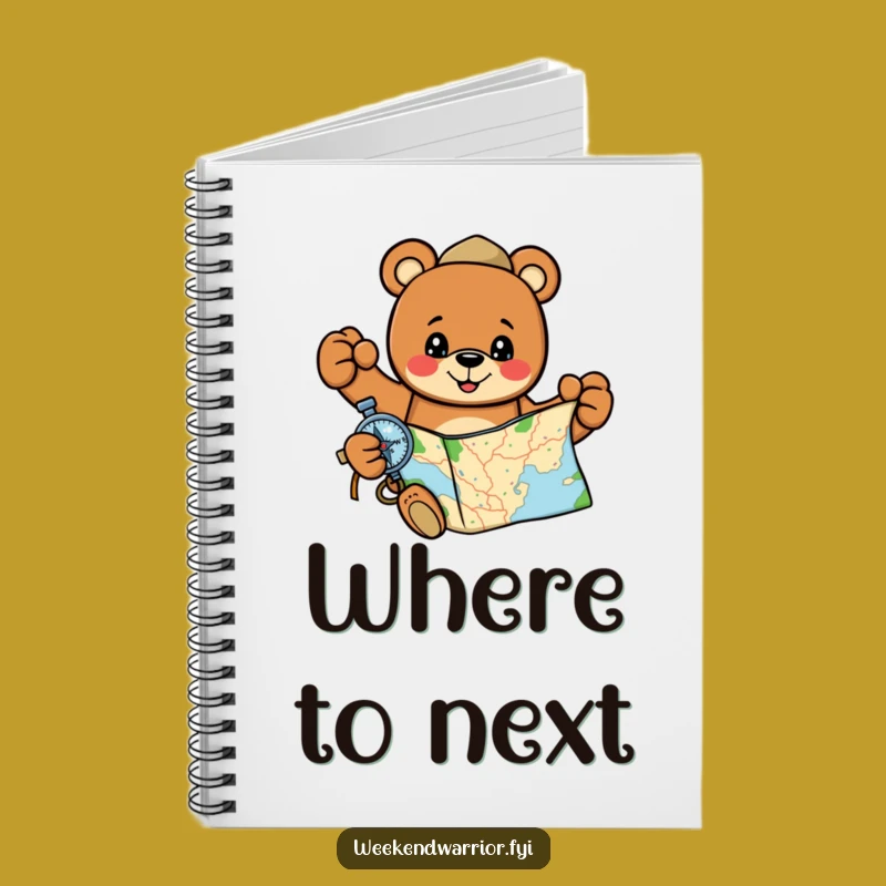Funny Bear Navigation Notebook: Hilarious Journal for Planners