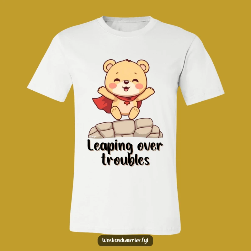 Funny Superhero Bear Cub T-Shirt - A Hilarious Tee for Little Heroes