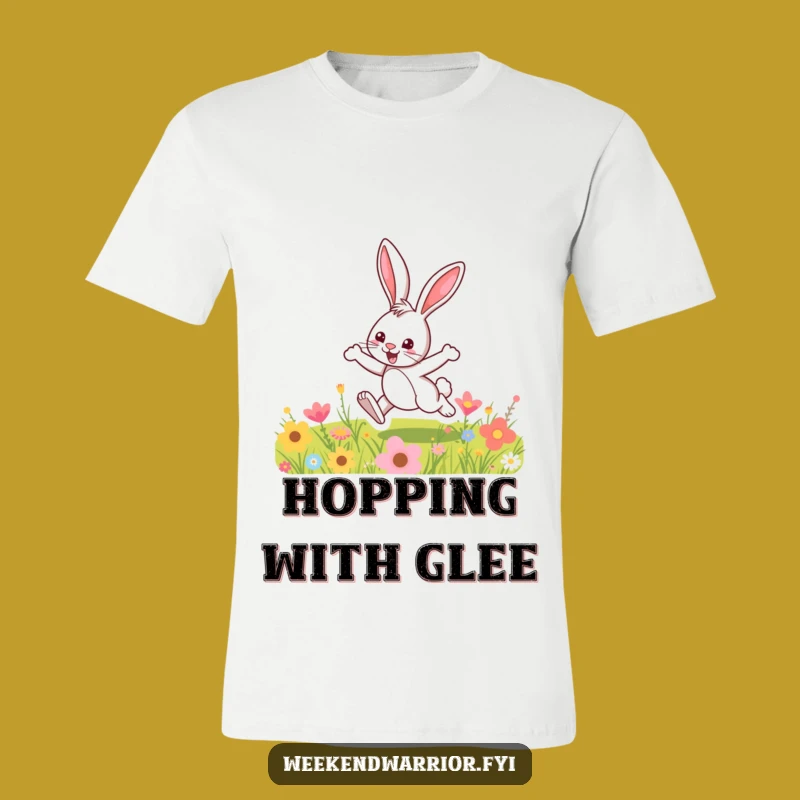 Funny Bunny Meadow T-Shirt: Leap into Fun with Style