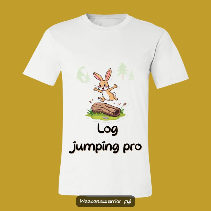Funny Rabbit Trail Blazer T-Shirt: Adventure and Laughter Guaranteed