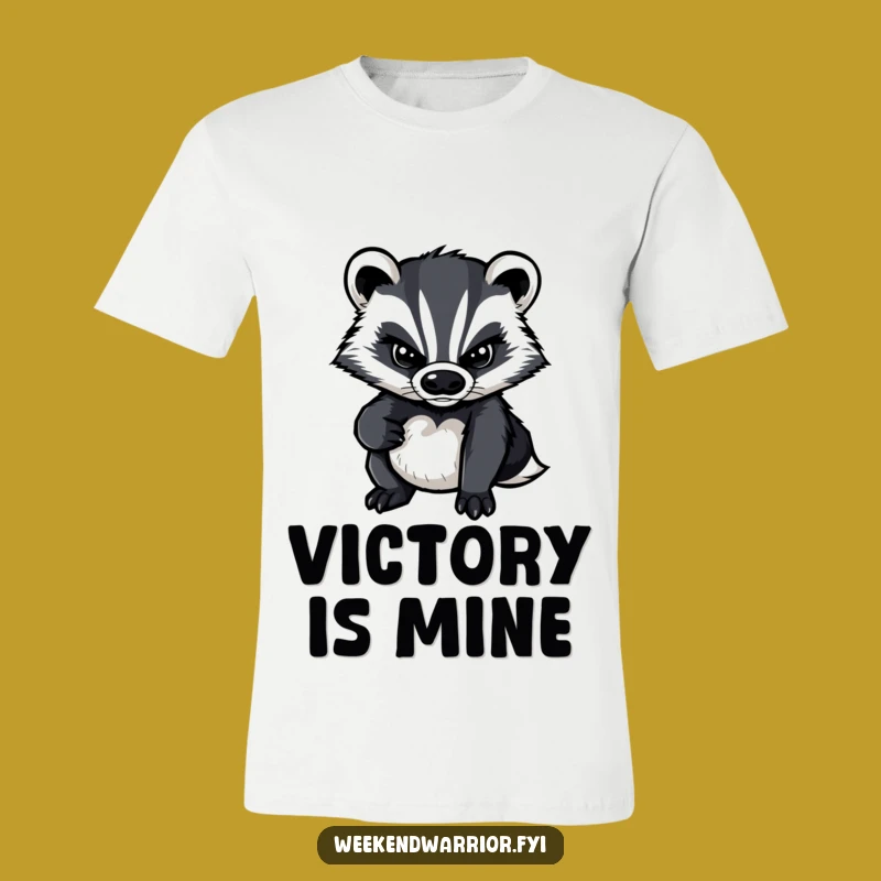 Wear your determination like a badge of honor (or a funny badger!). This tee is for those who are serious about getting things done, but never too serious for a chuckle.