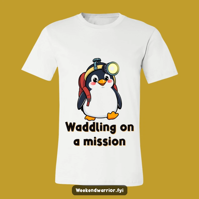 Funny Penguin Adventurer T-Shirt: Explore the World Hilariously
